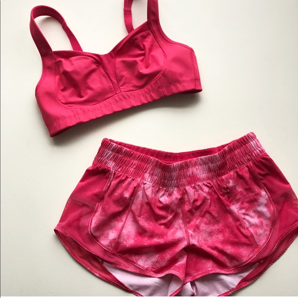 Lululemon Bra and shorts set